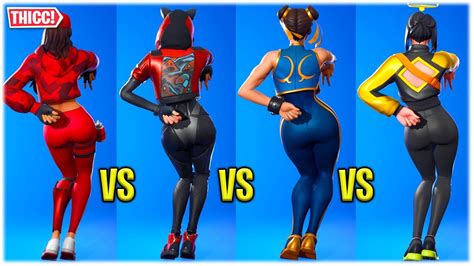 Fortnite New Lunar Party Dance Emote Showcased With Hot Female Skins
