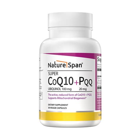 naturespan super coq10 with pqq 100mg 30 capsules naturespan® vitamins supplements