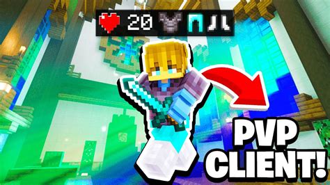 Best Pvp Client For Mcpe Minecraft Bedrock Youtube