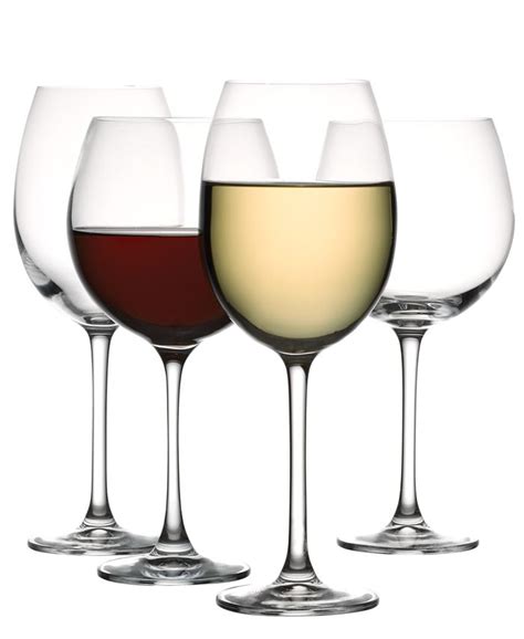 The Cellar Premium Glassware Red And White Wine Glasses Set Of 8