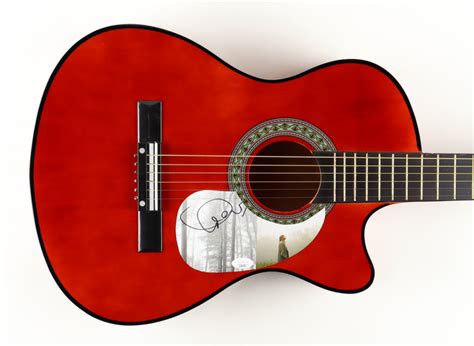 Taylor Swift Signed 38 Acoustic Guitar Jsa Pristine Auction