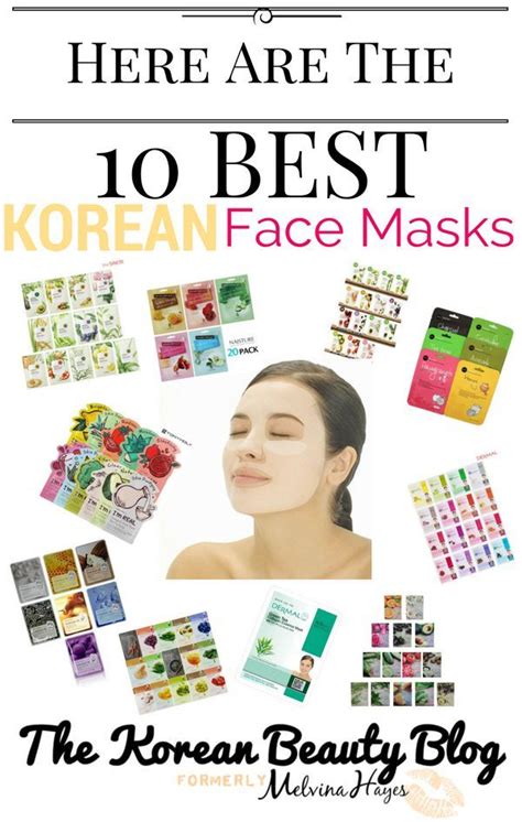 The Best Korean Face Mask Sheets Top 10 The Korean Beauty Blog