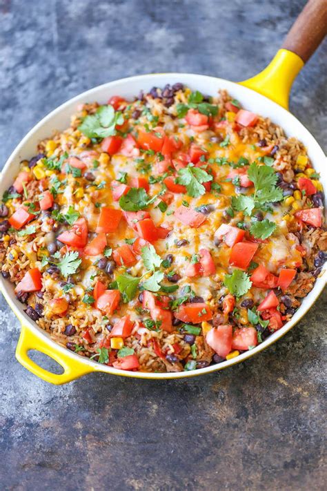 One Pot Mexican Ground Beef Casserole