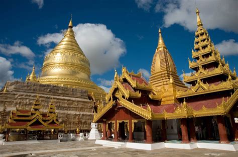Shwezigon Pagoda The Most Sacred Pagoda In Bagan