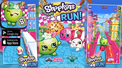 Shopkins Run Avoid Challenging Obstacles Kids 6 8 Application