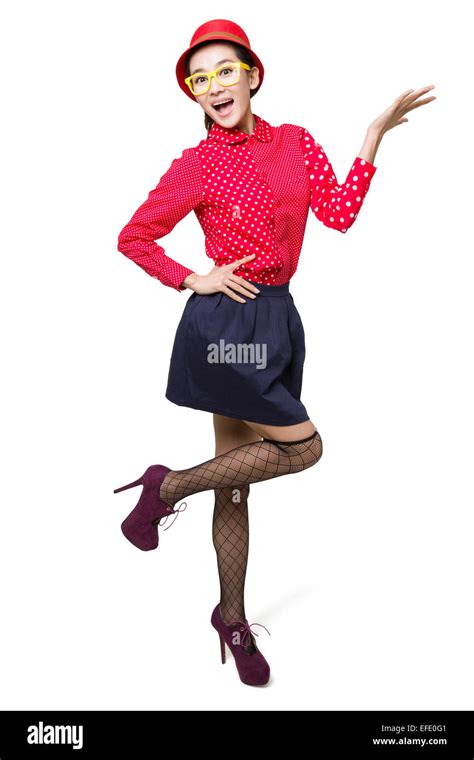 Happy Young Woman Stock Photo Alamy