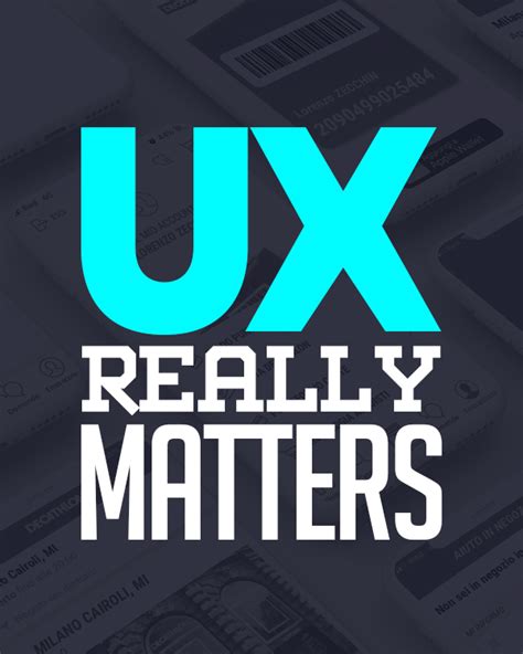Ux Really Matters Graphic Design Junction
