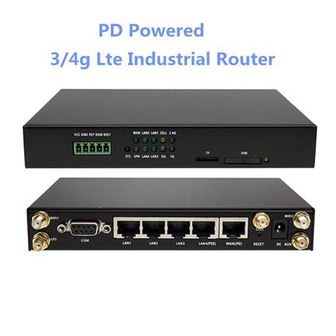G Industrial Router Pd Powered Lte Wifi Router High Open Wrt Mbps