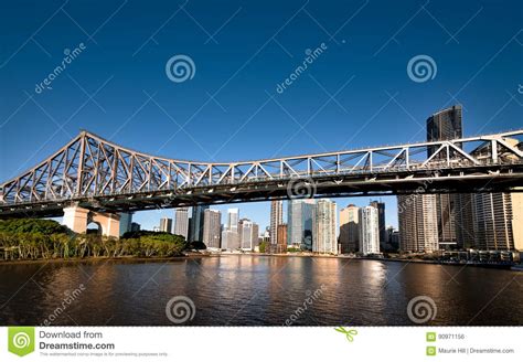 Famous Story Bridge And Riverside Buildings In Brisbane Editorial Photo