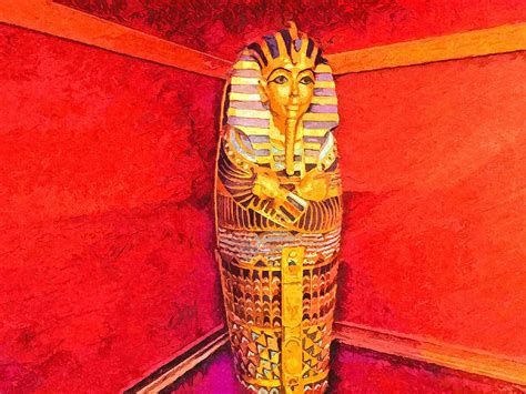 Egyptian Pharaohs Sarcophagus Digital Art By Paul Comtois