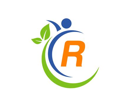 Letter R Health Care Logo Template Medical Logo Template Vector