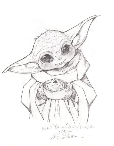 The Mandalorian The Child Baby Yoda By Ashley Witter Star Wars