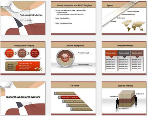 Powerpoint Professional Introduction Template