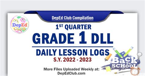 Daily Lesson Log Grade Dll Quarter Sy Deped Tambayan