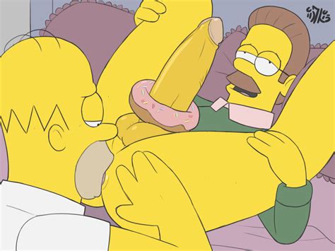 Post Homer Simpson Ned Flanders The Simpsons Pluvatti