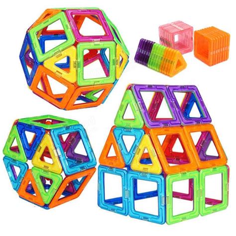 32pcs Magnetic Blocks Magnet Tiles Kit Girl Kid Ts Toys For Boys