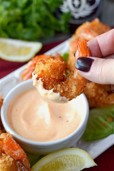 Stir in soy sauce, a drop at a time to taste. Crispy Fried Coconut Shrimp Recipe-Butter Your Biscuit