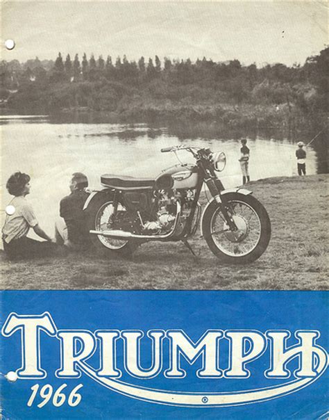 Triumph Sales Brochures Classic Motorbikes