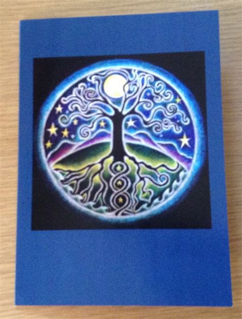 Four Tree Of Life Mandala Greeting Cards 4 Seasons Etsy