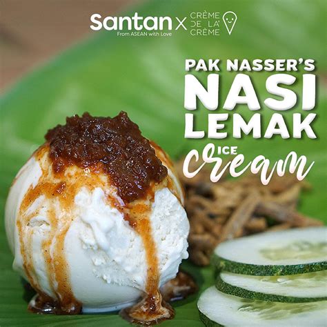 Flying on d7207 from gold coast to kuala lumpur. Santan Just Rolled Out Nasi Lemak Ice Cream Topped With ...