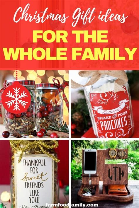 This is good for grandparents who feel overwhelmed by all the gifts they must buy for grandchildren. 8 Christmas Gift Ideas - Presents for the Whole Family