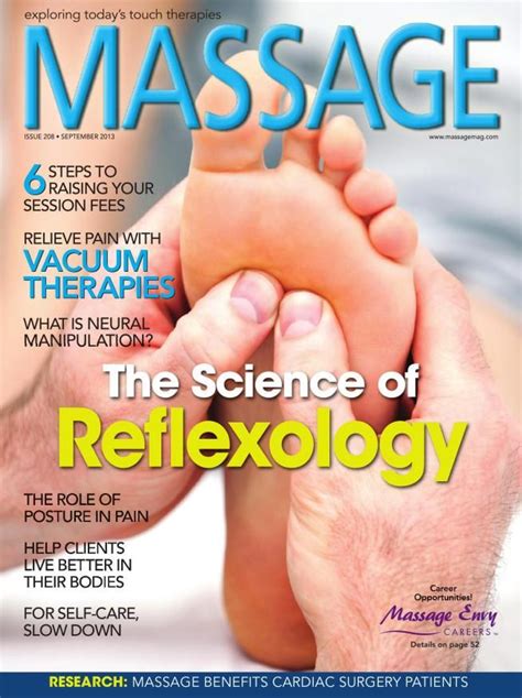 Massage Magazines The Science Of Reflexology Myofascial Release Massage Benefits Magazine