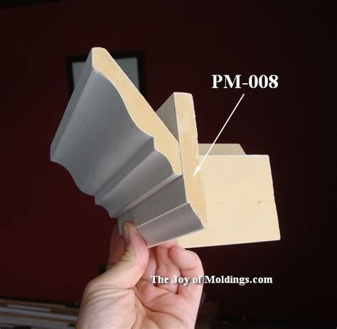 Before installing crown molding, test fit a piece of molding in place (image 1) how. What Molding Do I Use for Flying Crown Molding Lower ...