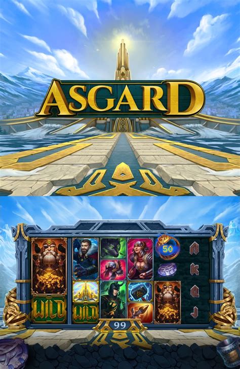 The Video Game Asgard Is Shown In Two Different Screens