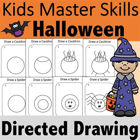 4 Halloween Directed Drawing Activities For Teletherapy Or In Person