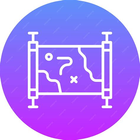 Premium Vector | Army Map vector icon illustration of Military iconset