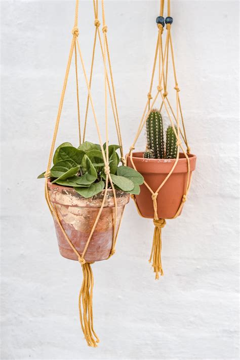 How To Make A Simple Macrame Plant Hanger With Hobbycraft Ad I Am
