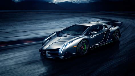 1920x1080 Grey Lamborghini Veneno In The Night Laptop Full Hd 1080p Hd