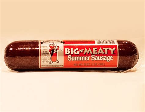 Smoky spanish chorizo adds vibrance and depth to roast chicken and cabbage soup. Ambassador Big 'N Meaty Summer Sausage