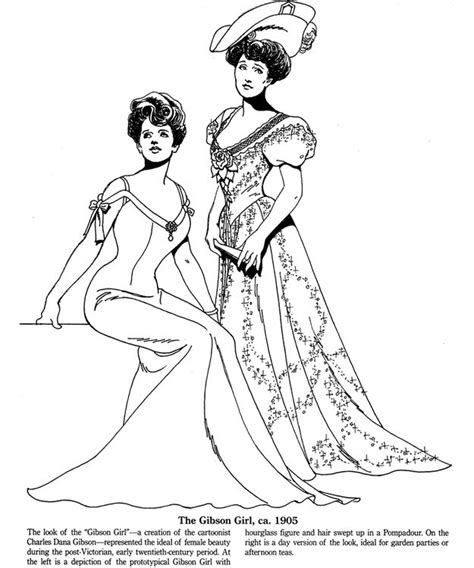 Late Victorian And Edwardian Fashions Dover Publications Sample Dover
