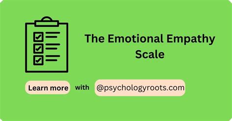 The Emotional Empathy Scale Psychology Roots