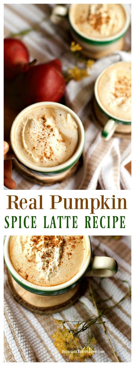 Real Pumpkin Spice Latte Recipe Reluctant Entertainer