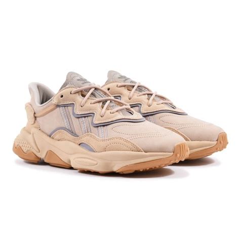 Ozweego St Pale Nude Light Brown Solar Red Mens Clothing From Attic