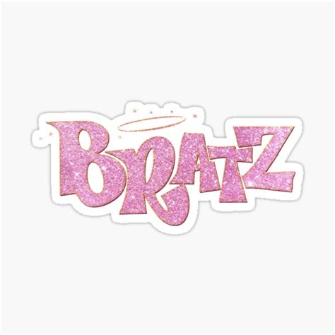 Pink Glitter Bratz Sticker For Sale By Avclrey Redbubble