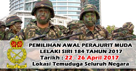 Saya dengar, ramai yang di panggil untuk temuduga kastam wk29. Temuduga Terbuka di Tentera Darat Malaysia (ATM) - 22 - 26 ...