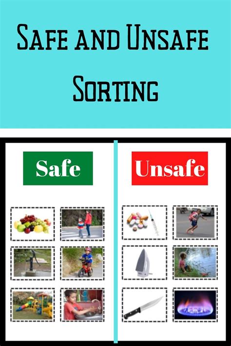 Safe And Unsafe Pictures For Kids