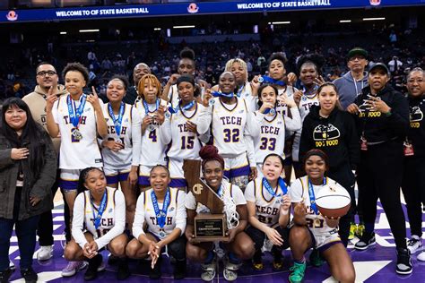 Oakland Tech Girls Win Third Consecutive Basketball State Championship