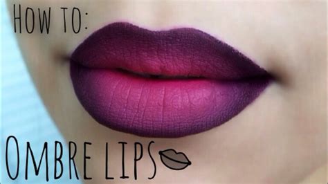 How To Ombre Lip Tutorial Youtube