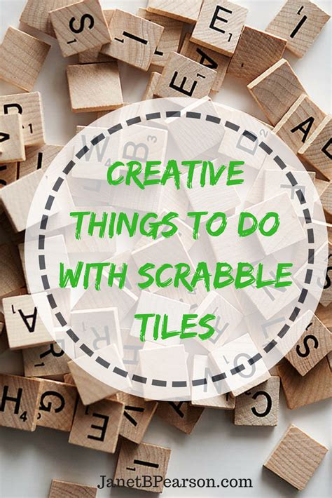 There Are Many Scrabble Tile Crafts You Can Make You Are Only Limited