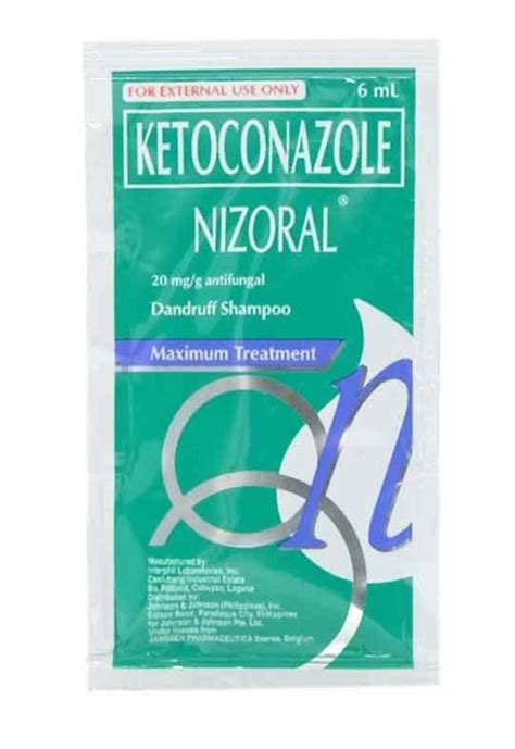 Nizoral Shampoo Sachet 5pieces For 37500 Lazada Ph