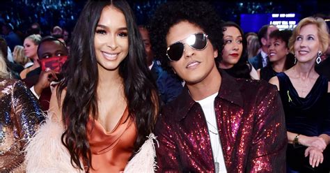 Bruno Mars And Jessica Caban At The 2018 Grammys Popsugar Celebrity Uk