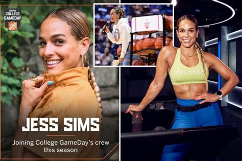 Meet Jess Sims Peloton Fitness Instructor And Sports Host Joining Espn College Gameday Team