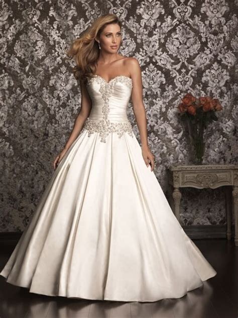 Online shopping for satin wedding dress from a great selection of clothing & accessories at incredibly competitive prices with guaranteed quality. Allure Bridal Satin Ball Gown Wedding Dress | eBay