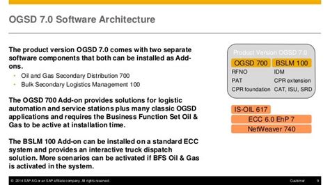 Ogsd 70 Release Overview