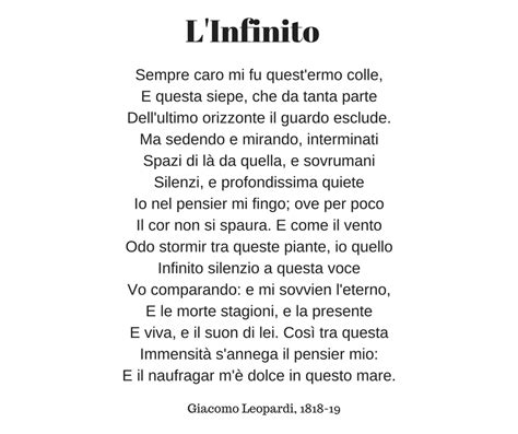 Giacomo Leopardi L Infinito Liosite Leopardi Poesia Senso Della Vita My Xxx Hot Girl
