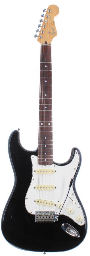Squier By Fender Silver Series Stratocaster Electric Guitar Made In